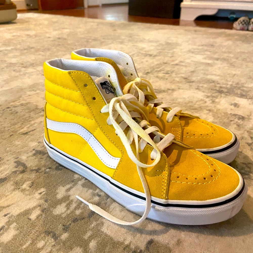 Vans Sk8-hi yellow suede